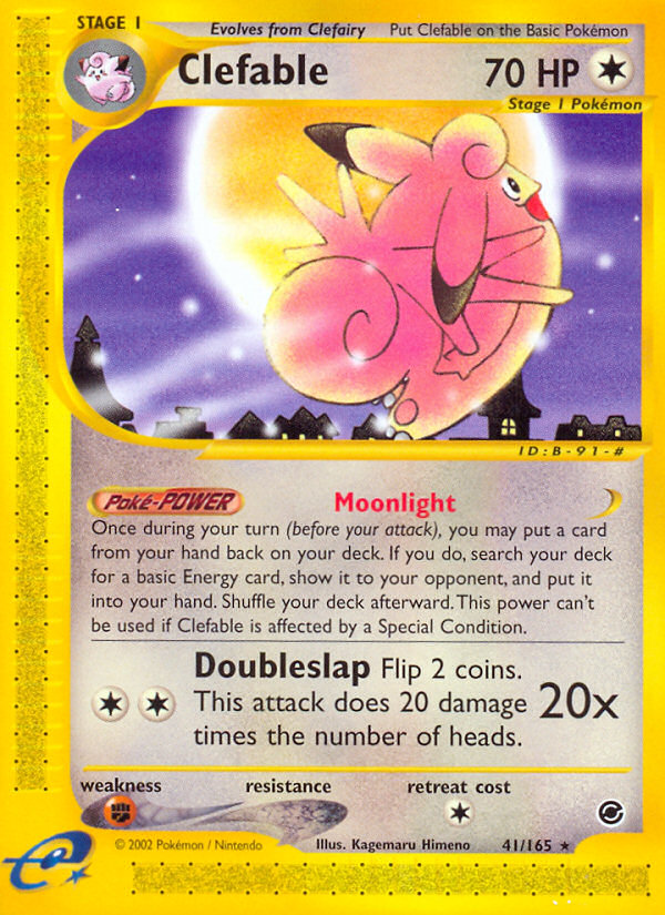 Clefable (41/165) [Expedition: Base Set] | Enigma On Main