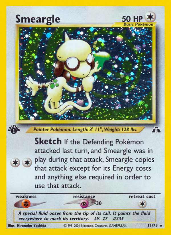 Smeargle (11/75) [Neo Discovery 1st Edition] | Enigma On Main