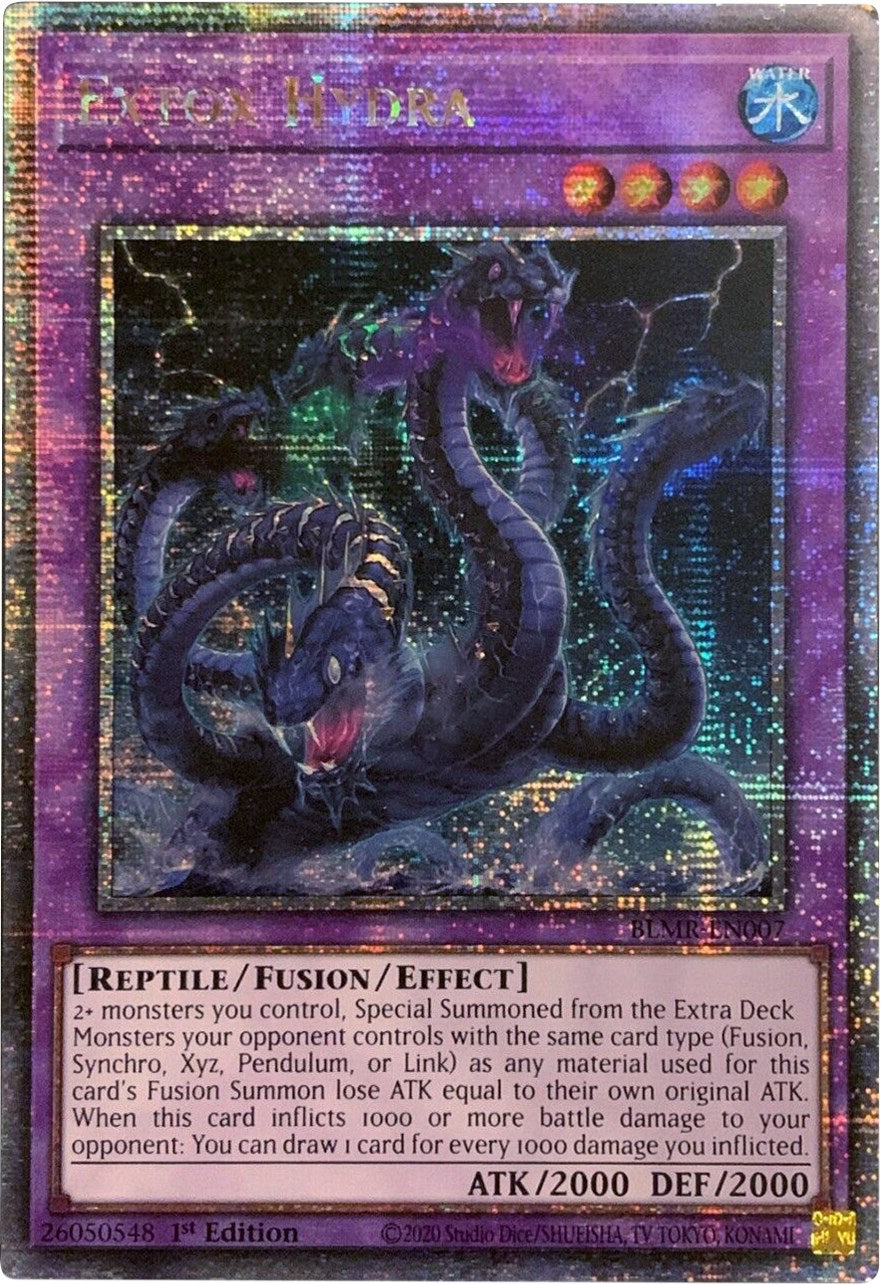 Extox Hydra [BLMR-EN007] Quarter Century Secret Rare | Enigma On Main