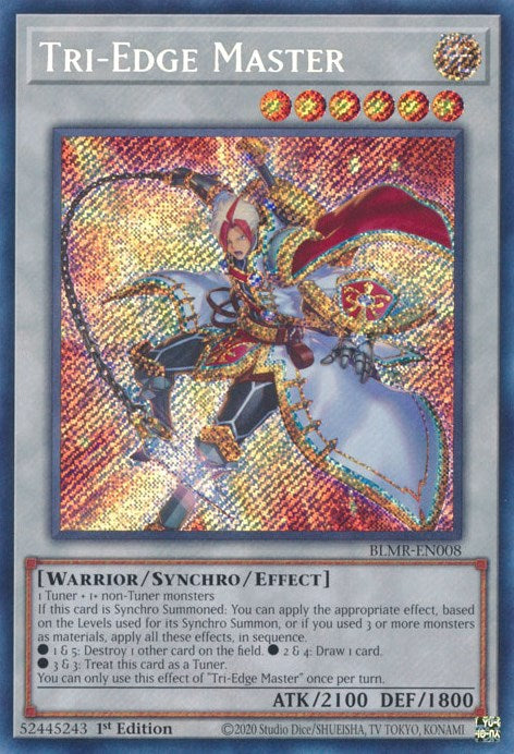 Tri-Edge Master [BLMR-EN008] Secret Rare | Enigma On Main