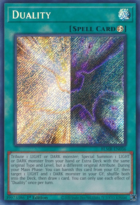 Duality [BLMR-EN036] Secret Rare | Enigma On Main