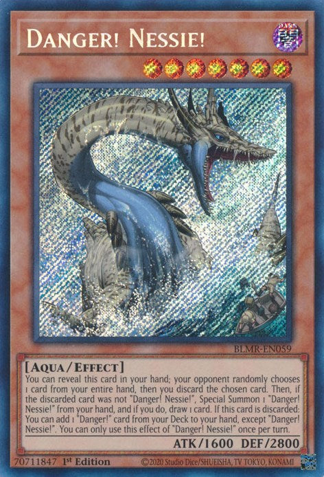 Danger! Nessie! [BLMR-EN059] Secret Rare | Enigma On Main