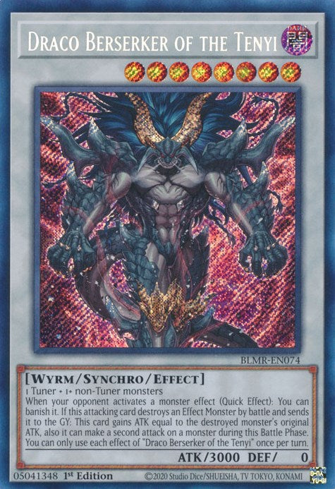 Draco Berserker of the Tenyi [BLMR-EN074] Secret Rare | Enigma On Main