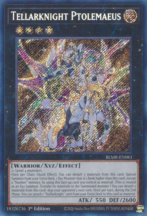 Tellarknight Ptolemaeus [BLMR-EN083] Secret Rare | Enigma On Main