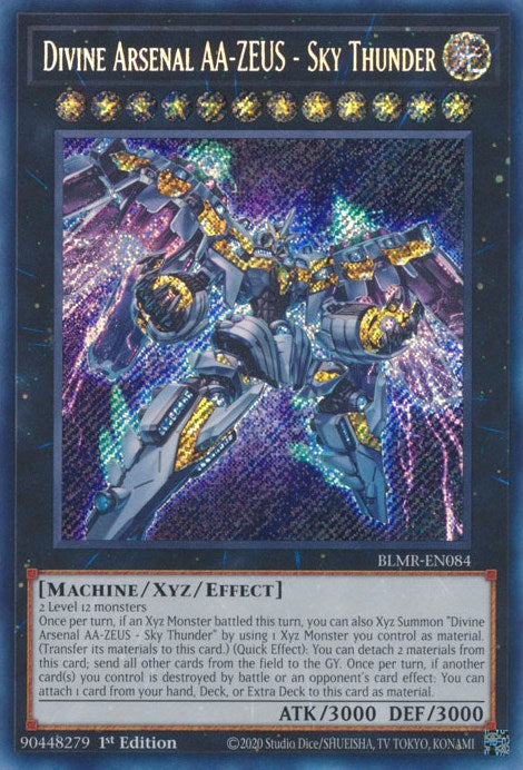 Divine Arsenal AA-ZEUS - Sky Thunder [BLMR-EN084] Secret Rare | Enigma On Main