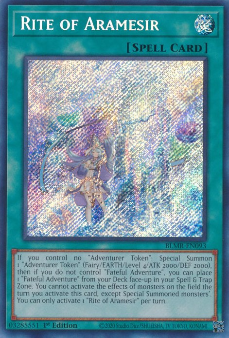 Rite of Aramesir [BLMR-EN093] Secret Rare | Enigma On Main