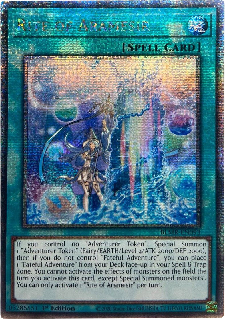 Rite of Aramesir [BLMR-EN093] Quarter Century Secret Rare | Enigma On Main