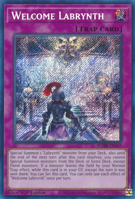 Welcome Labrynth [BLMR-EN102] Secret Rare | Enigma On Main