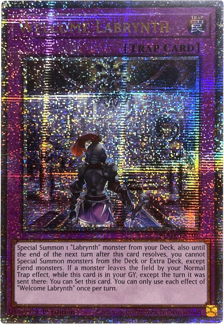 Welcome Labrynth [BLMR-EN102] Quarter Century Secret Rare | Enigma On Main