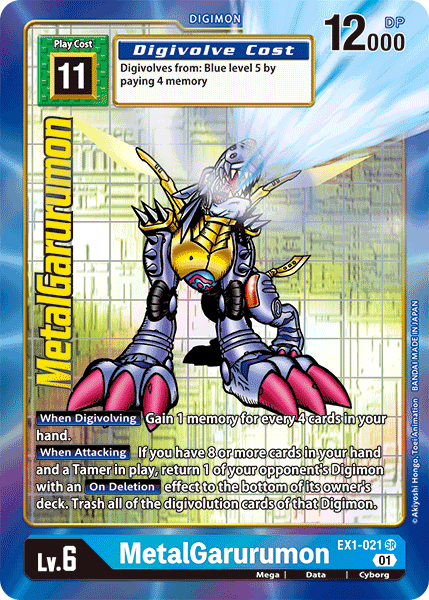 MetalGarurumon [EX1-021] (Alternate Art) [Classic Collection] | Enigma On Main