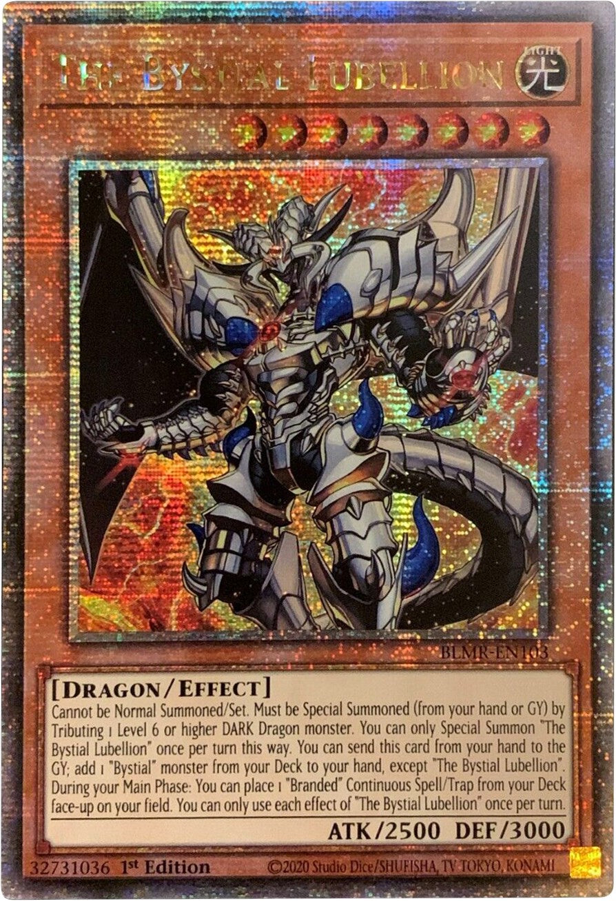 The Bystial Lubellion [BLMR-EN103] Quarter Century Secret Rare | Enigma On Main