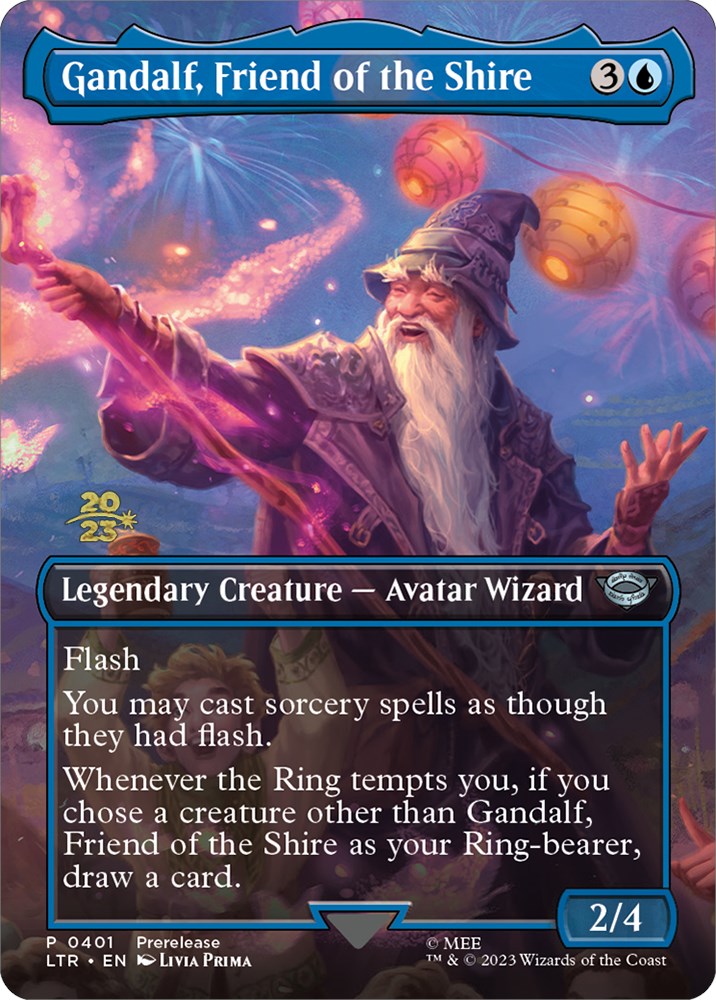 Gandalf, Friend of the Shire [The Lord of the Rings: Tales of Middle-Earth Prerelease Promos] | Enigma On Main