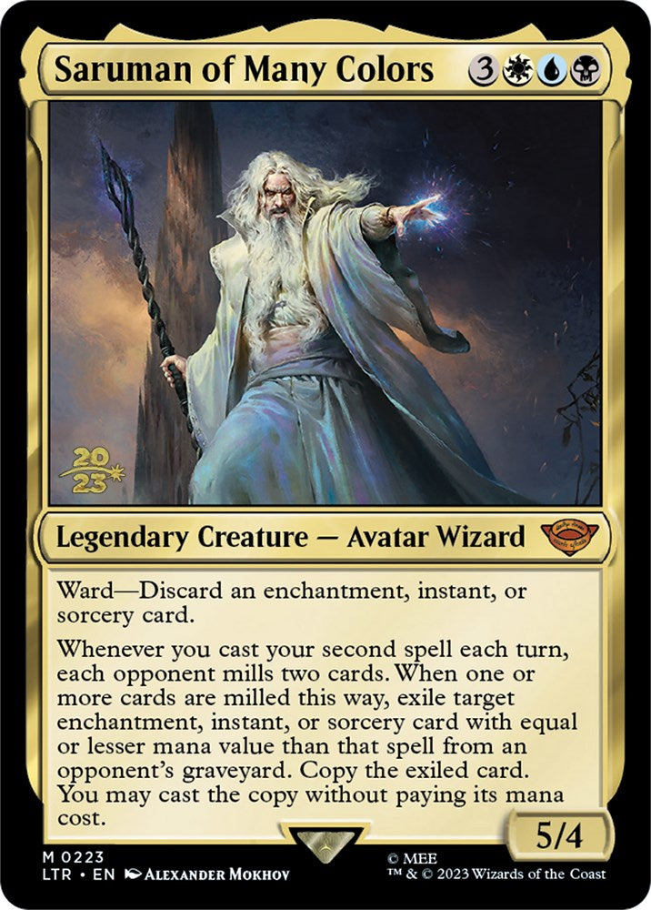 Saruman of Many Colors [The Lord of the Rings: Tales of Middle-Earth Prerelease Promos] | Enigma On Main