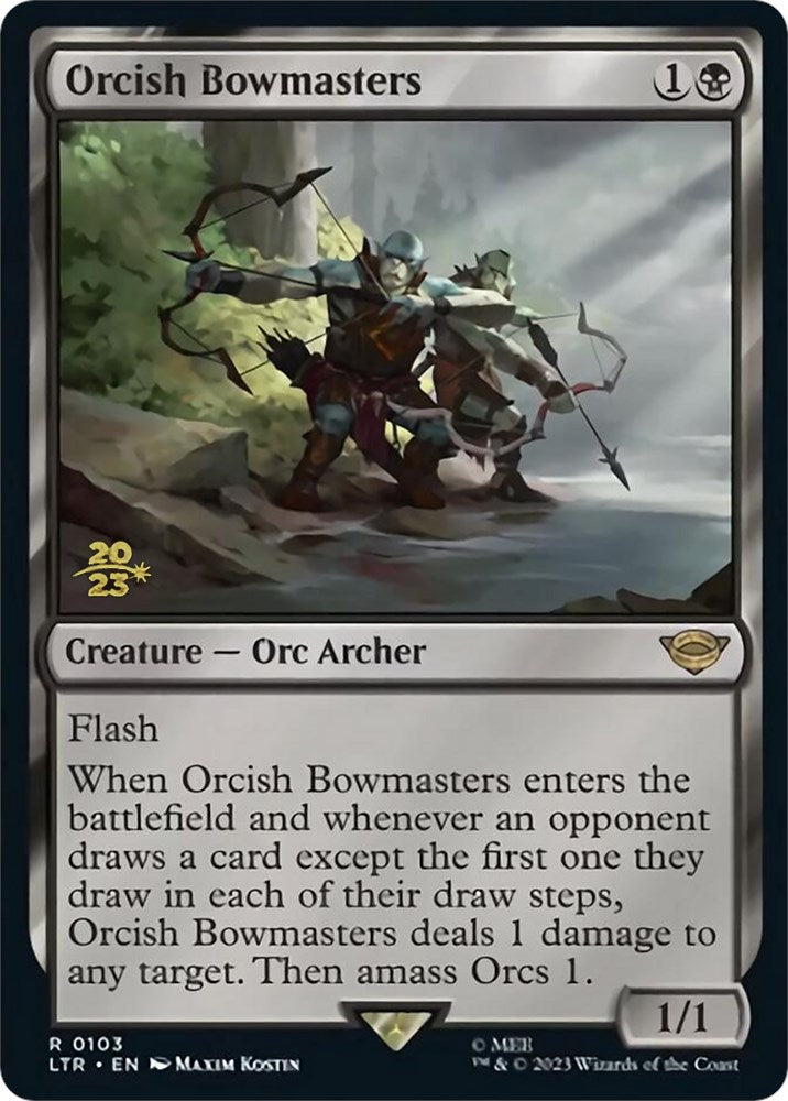 Orcish Bowmasters [The Lord of the Rings: Tales of Middle-Earth Prerelease Promos] | Enigma On Main