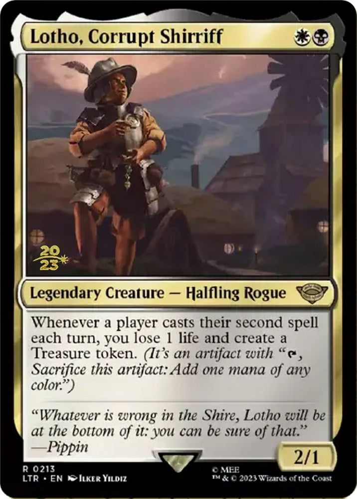 Lotho, Corrupt Shirriff [The Lord of the Rings: Tales of Middle-Earth Prerelease Promos] | Enigma On Main