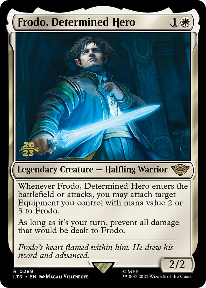 Frodo, Determined Hero [The Lord of the Rings: Tales of Middle-Earth Prerelease Promos] | Enigma On Main