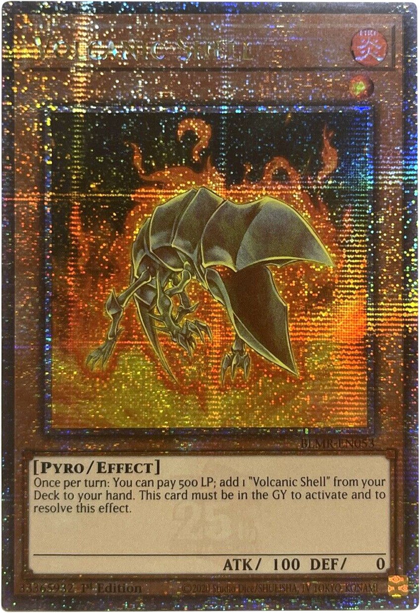 Volcanic Shell [BLMR-EN053] Quarter Century Secret Rare | Enigma On Main