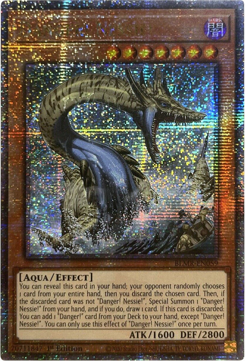 Danger! Nessie! [BLMR-EN059] Quarter Century Secret Rare | Enigma On Main