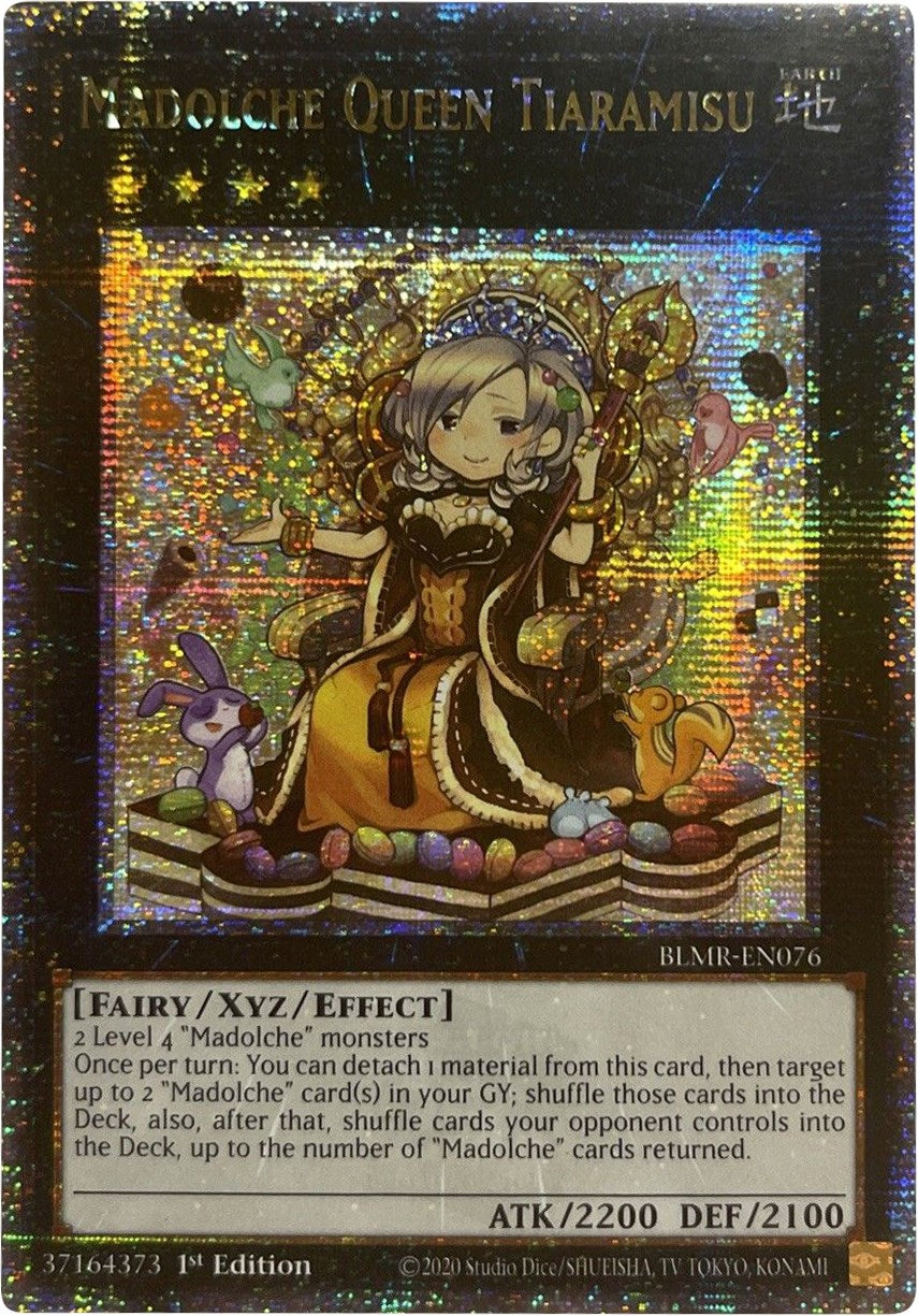 Madolche Queen Tiaramisu [BLMR-EN076] Quarter Century Secret Rare | Enigma On Main