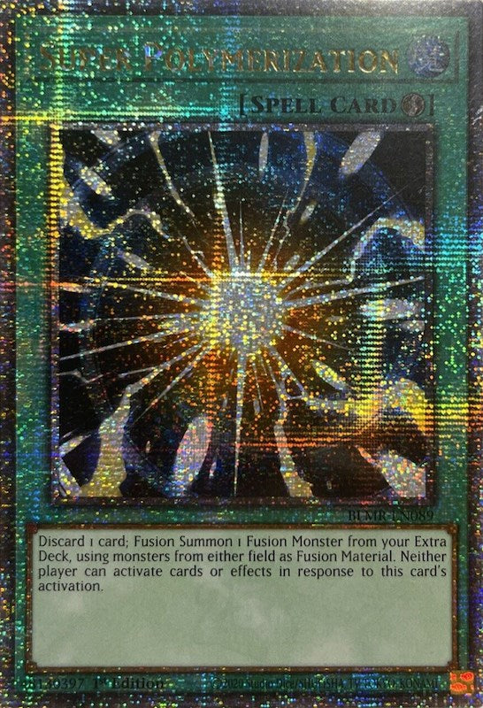 Super Polymerization [BLMR-EN089] Quarter Century Secret Rare | Enigma On Main