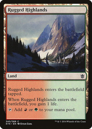 Rugged Highlands [Khans of Tarkir] | Enigma On Main