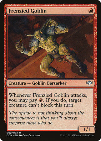 Frenzied Goblin [Duel Decks: Speed vs. Cunning] | Enigma On Main