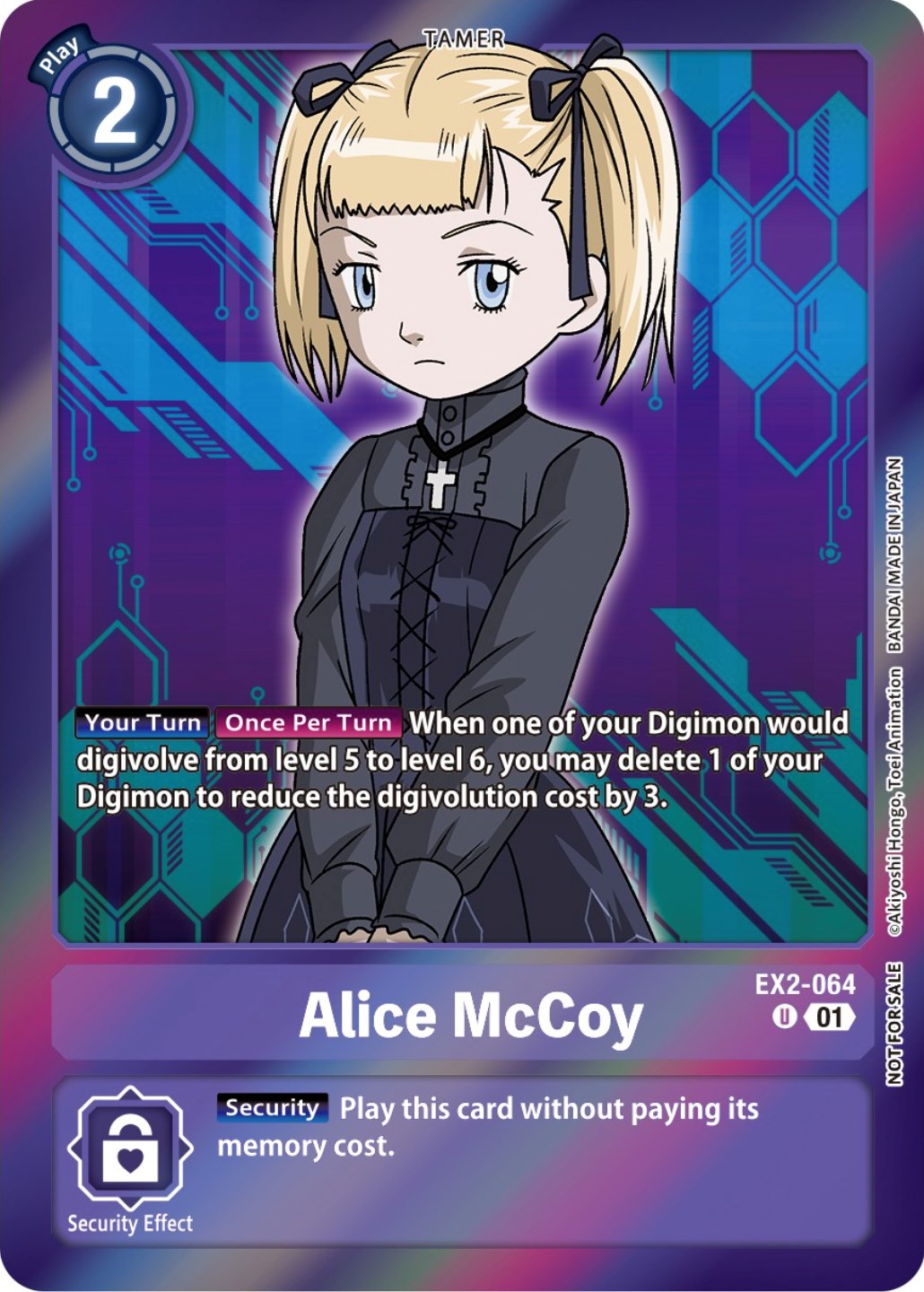 Alice McCoy [EX2-064] (Event Pack 5) [Digital Hazard Promos] | Enigma On Main