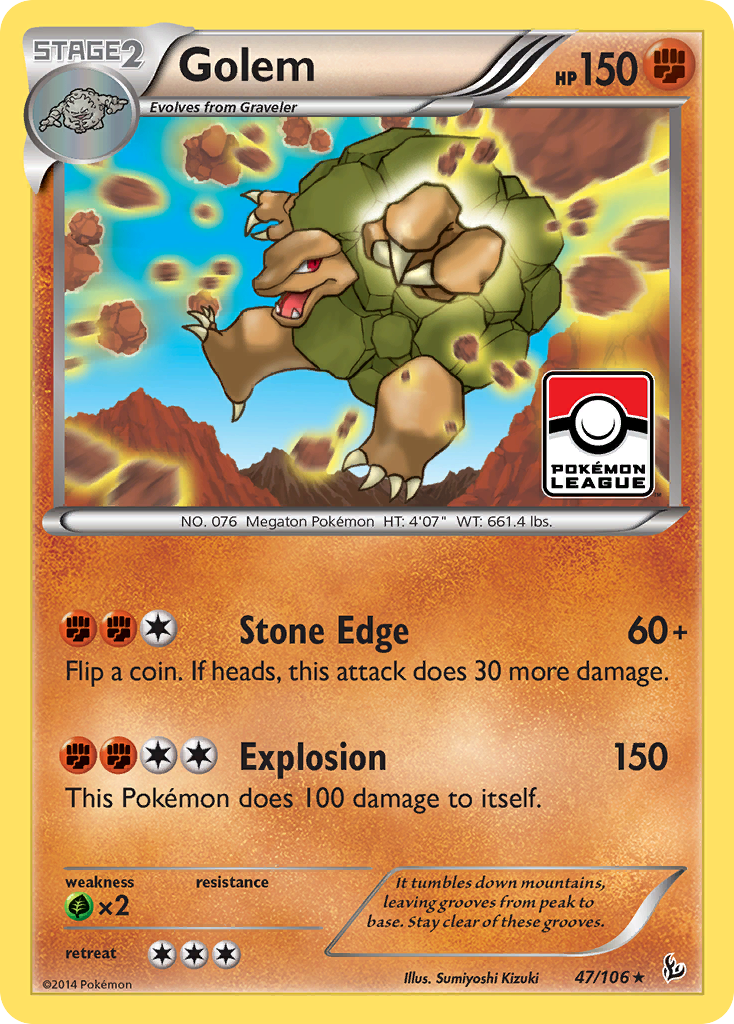 Golem (47/106) [XY: Flashfire] | Enigma On Main