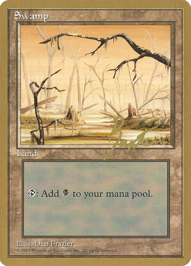 Swamp (gb370) (George Baxter) [Pro Tour Collector Set] | Enigma On Main