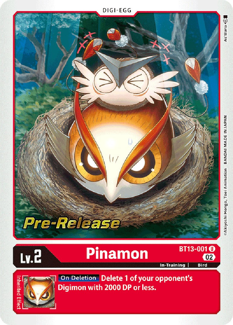 Pinamon [BT13-001] [Versus Royal Knight Booster Pre-Release Cards] | Enigma On Main