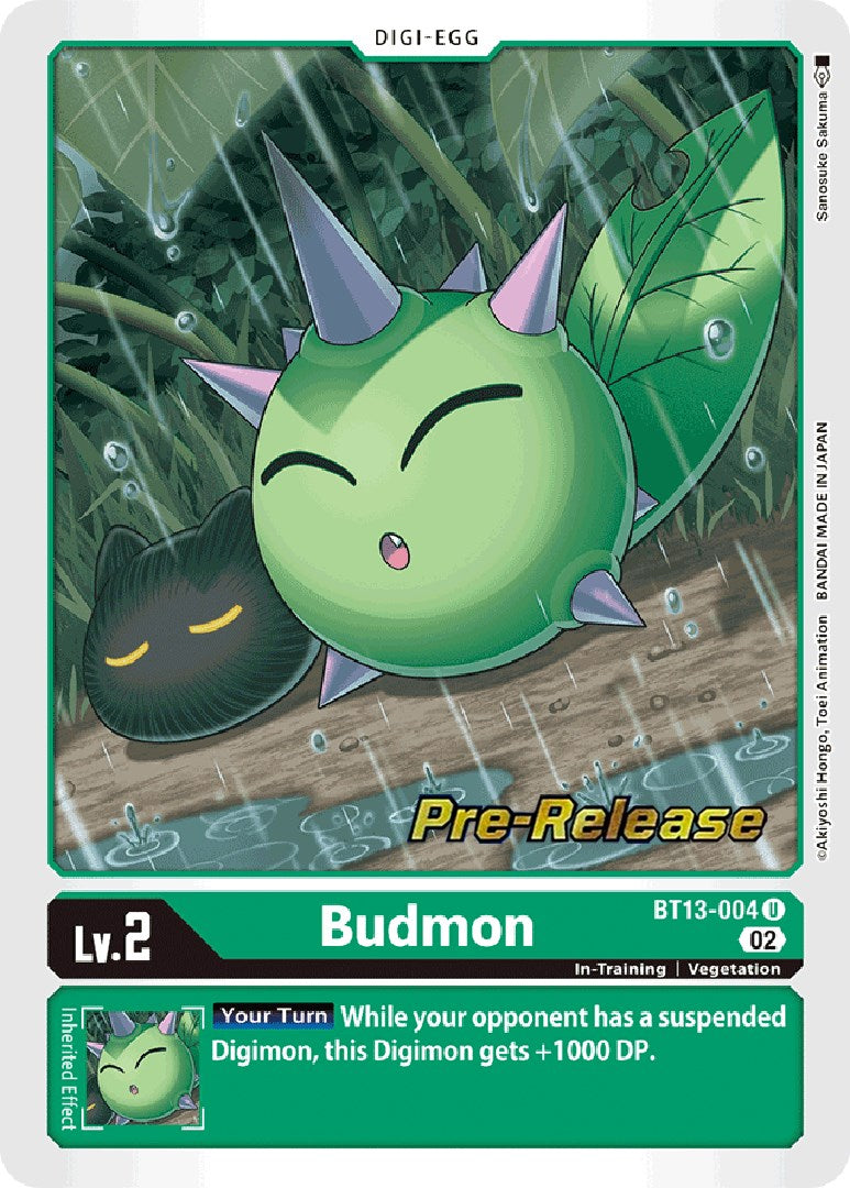 Budmon [BT13-004] [Versus Royal Knight Booster Pre-Release Cards] | Enigma On Main