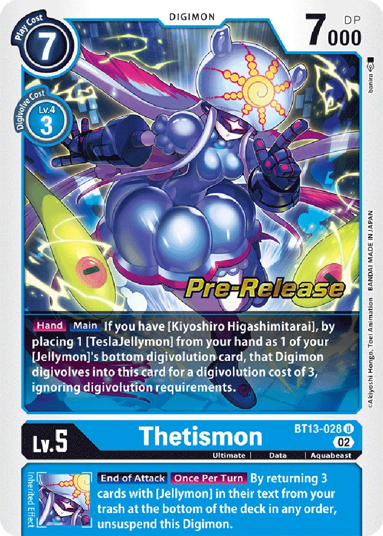 Thetismon [BT13-028] [Versus Royal Knight Booster Pre-Release Cards] | Enigma On Main