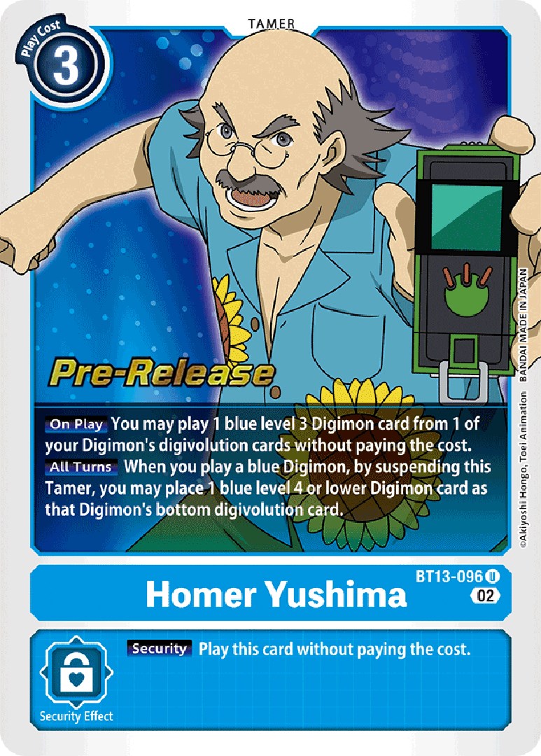 Homer Yushima [BT13-096] [Versus Royal Knight Booster Pre-Release Cards] | Enigma On Main