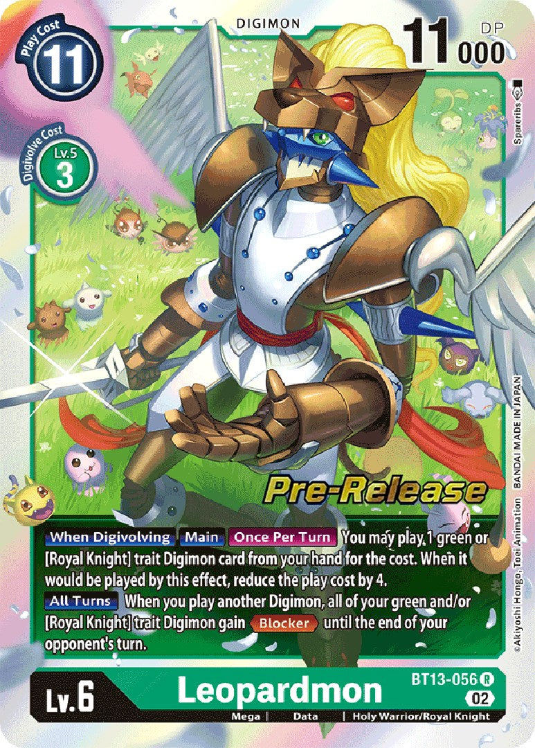 Leopardmon [BT13-056] [Versus Royal Knight Booster Pre-Release Cards] | Enigma On Main