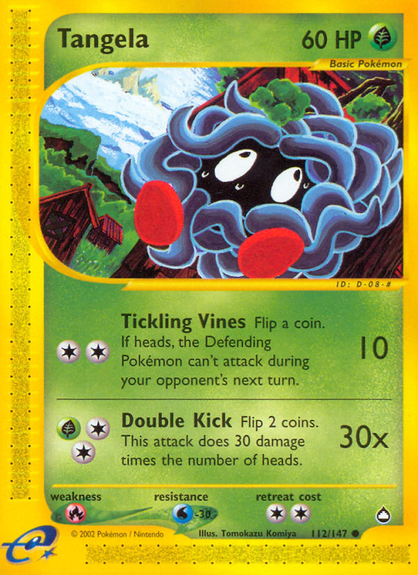 Tangela (112/147) [Aquapolis] | Enigma On Main