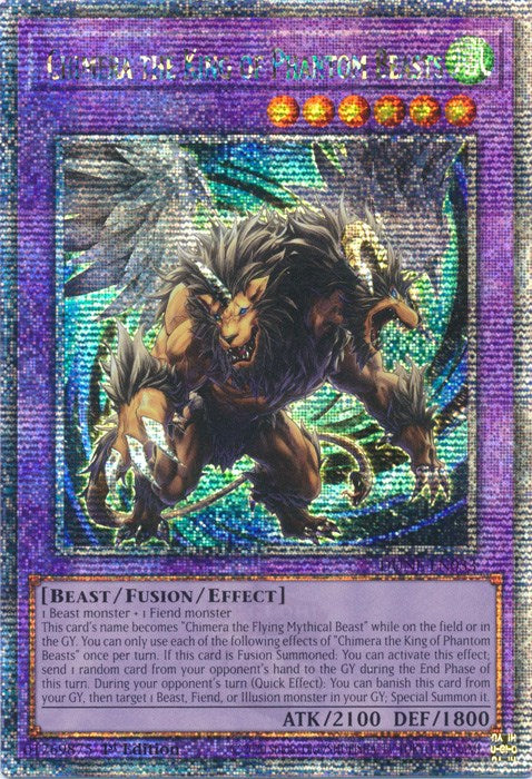 Chimera the King of Phantom Beasts [DUNE-EN033] Quarter Century Secret Rare | Enigma On Main