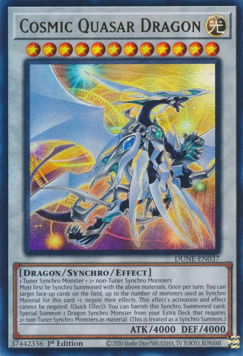 Cosmic Quasar Dragon [DUNE-EN037] Ultra Rare | Enigma On Main