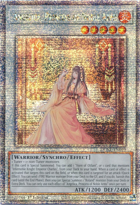 Angelica, Princess of Noble Arms [DUNE-EN040] Quarter Century Secret Rare | Enigma On Main