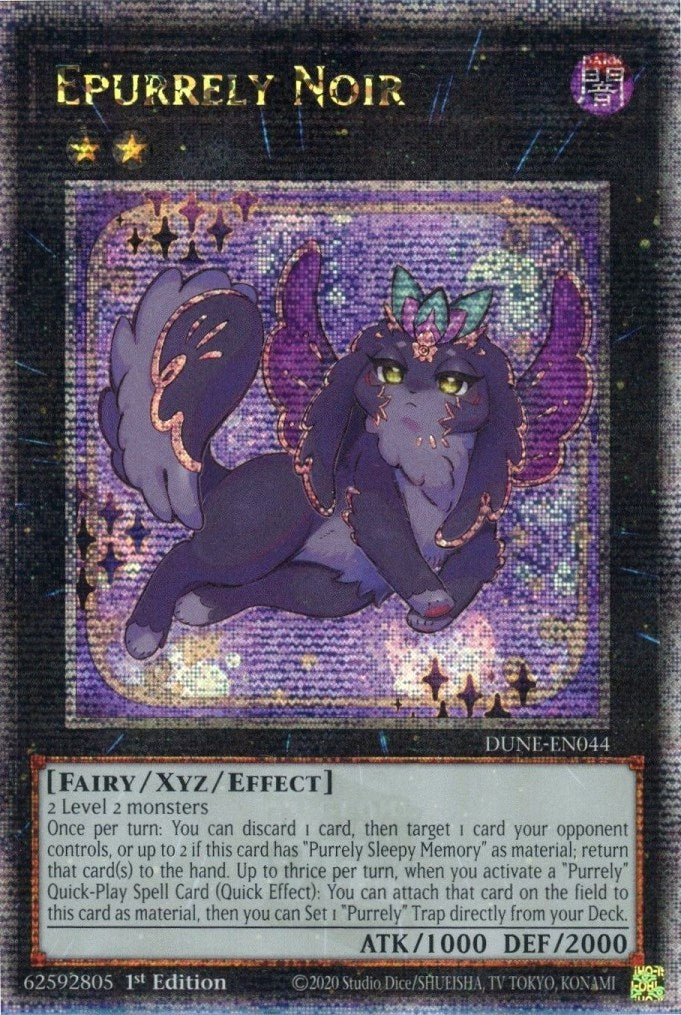 Epurrely Noir [DUNE-EN044] Quarter Century Secret Rare | Enigma On Main