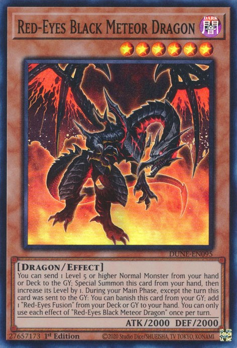 Red-Eyes Black Meteor Dragon [DUNE-EN095] Super Rare | Enigma On Main