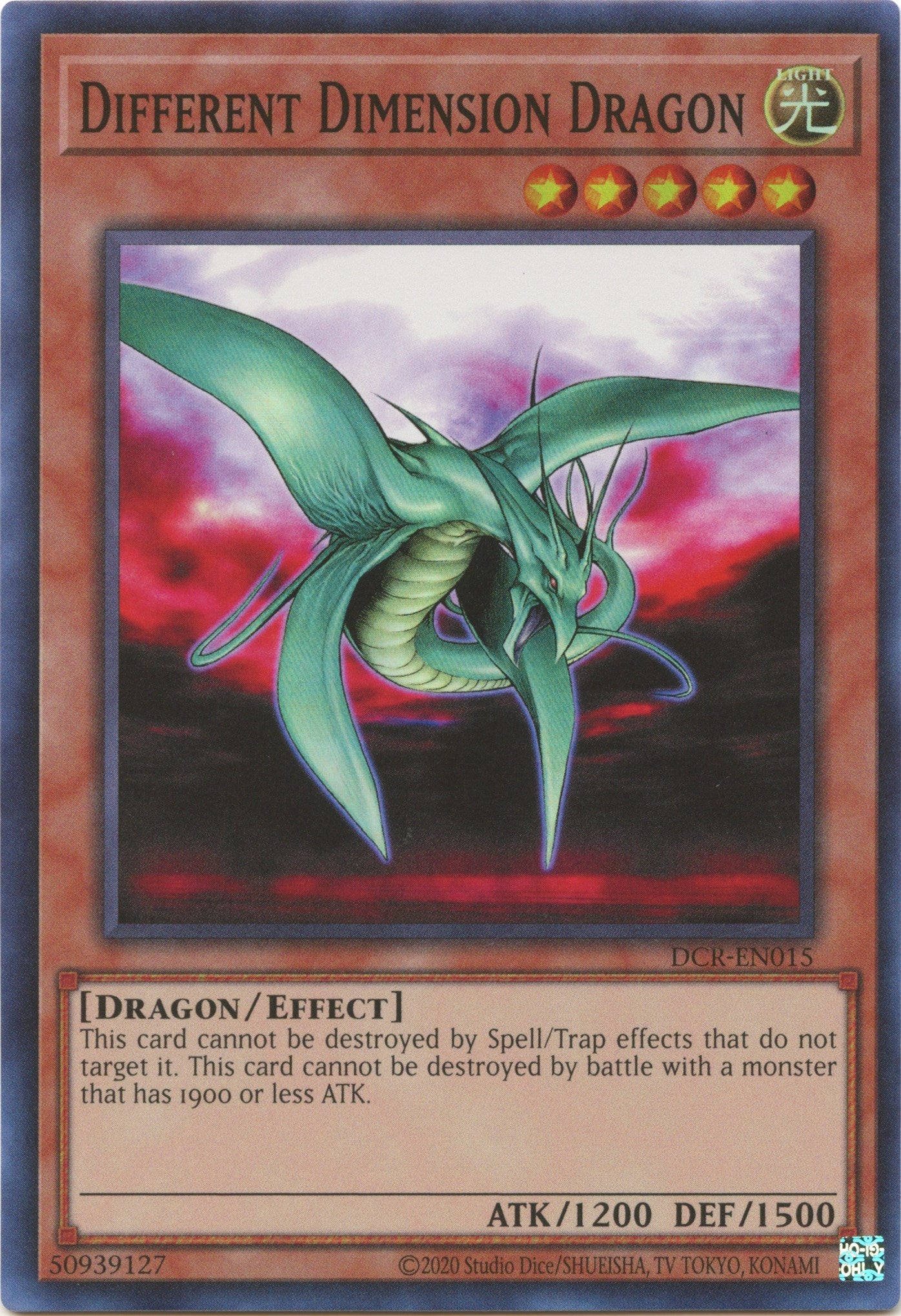 Different Dimension Dragon (25th Anniversary) [DCR-EN015] Super Rare | Enigma On Main