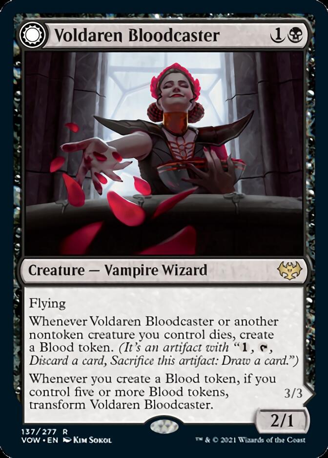 Voldaren Bloodcaster // Bloodbat Summoner [Innistrad: Crimson Vow] | Enigma On Main