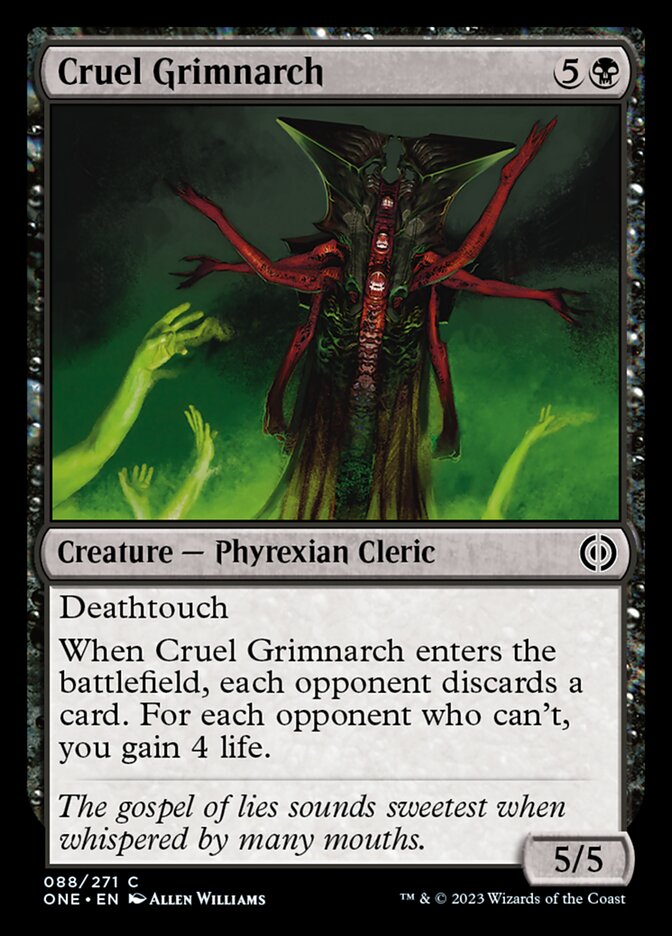 Cruel Grimnarch [Phyrexia: All Will Be One] | Enigma On Main