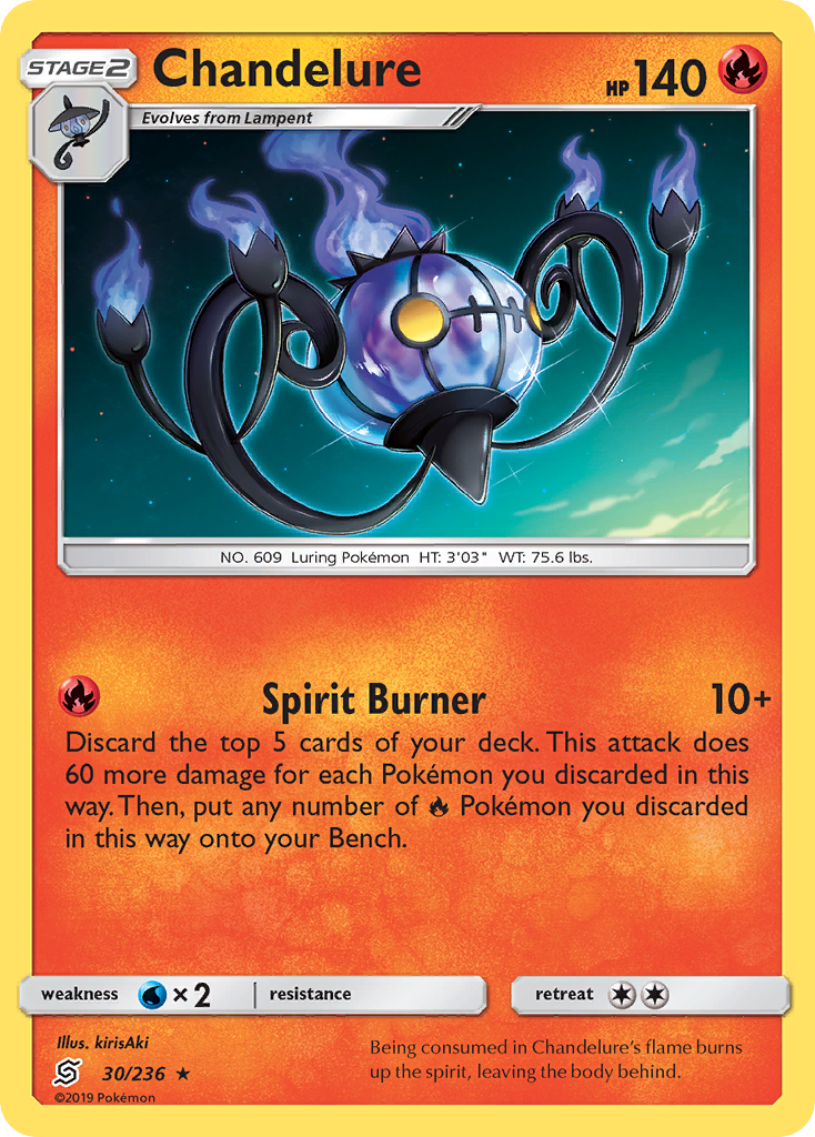 Chandelure (30/236) [Sun & Moon: Unified Minds] | Enigma On Main