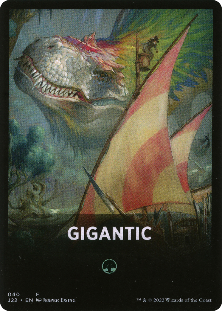 Gigantic Theme Card [Jumpstart 2022 Front Cards] | Enigma On Main