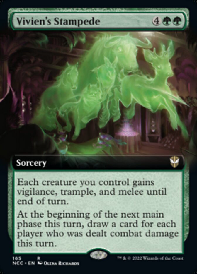 Vivien's Stampede (Extended Art) [Streets of New Capenna Commander] | Enigma On Main