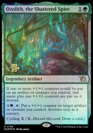 Ozolith, the Shattered Spire [March of the Machine Prerelease Promos] | Enigma On Main