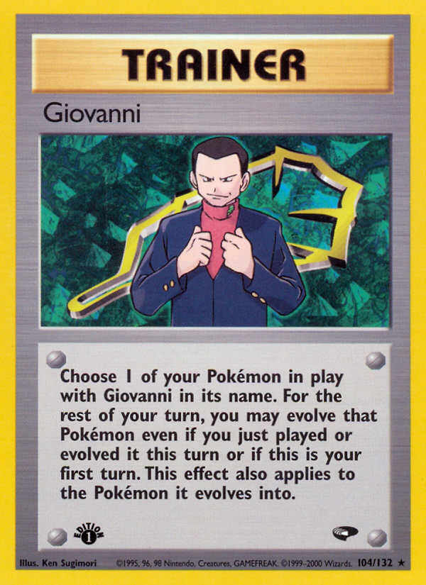 Giovanni (104/132) [Gym Challenge 1st Edition] | Enigma On Main