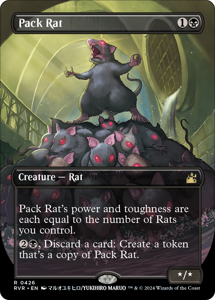 Pack Rat (Anime Borderless) [Ravnica Remastered] | Enigma On Main