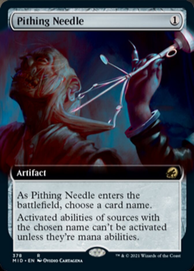 Pithing Needle (Extended) [Innistrad: Midnight Hunt] | Enigma On Main